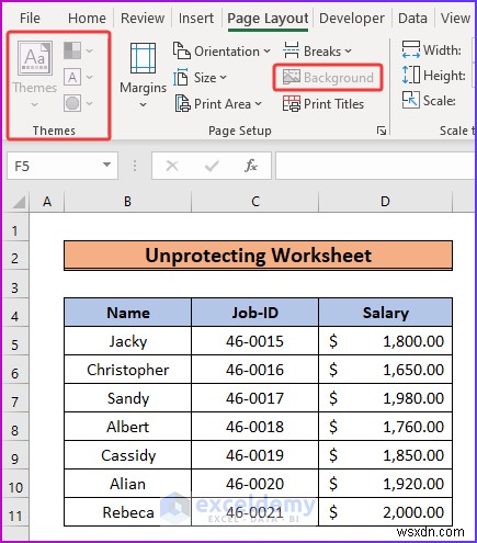 แท็บเค้าโครงหน้า Excel เป็นสีเทาใช่ไหม อธิบายการแก้ไขด่วน 4 รายการ 