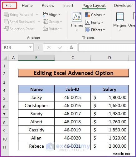 แท็บเค้าโครงหน้า Excel เป็นสีเทาใช่ไหม อธิบายการแก้ไขด่วน 4 รายการ 