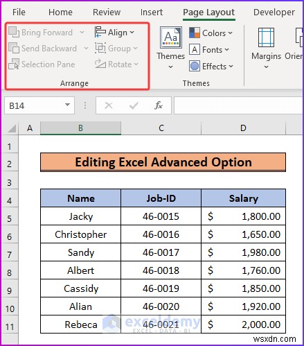 แท็บเค้าโครงหน้า Excel เป็นสีเทาใช่ไหม อธิบายการแก้ไขด่วน 4 รายการ 