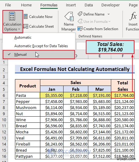 แก้ไขปัญหาการคำนวณสูตร Excel ใหม่:6 วิธีแก้ปัญหาที่ได้รับการพิสูจน์แล้ว