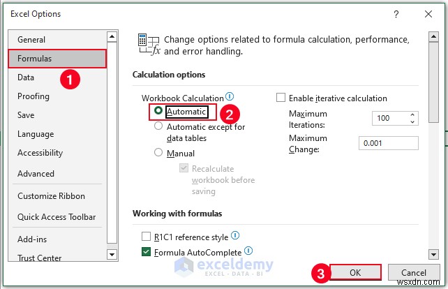 แก้ไขปัญหาการคำนวณสูตร Excel ใหม่:6 วิธีแก้ปัญหาที่ได้รับการพิสูจน์แล้ว