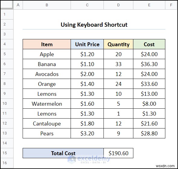ถ่ายโอนข้อมูล Excel ไปยัง Google ชีตได้อย่างราบรื่น:4 เทคนิคที่ได้รับการพิสูจน์แล้ว 