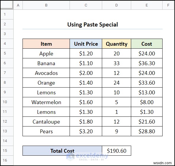 ถ่ายโอนข้อมูล Excel ไปยัง Google ชีตได้อย่างราบรื่น:4 เทคนิคที่ได้รับการพิสูจน์แล้ว 