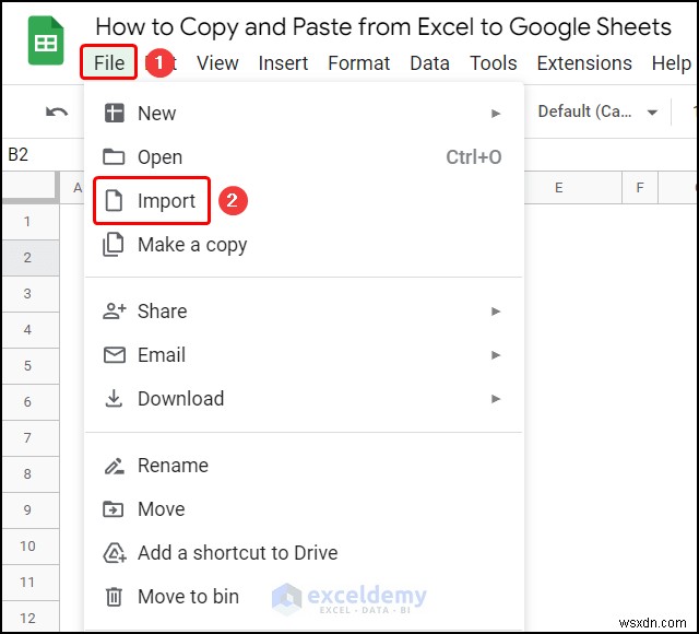 ถ่ายโอนข้อมูล Excel ไปยัง Google ชีตได้อย่างราบรื่น:4 เทคนิคที่ได้รับการพิสูจน์แล้ว 