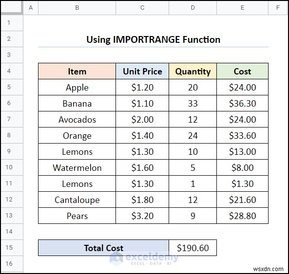 ถ่ายโอนข้อมูล Excel ไปยัง Google ชีตได้อย่างราบรื่น:4 เทคนิคที่ได้รับการพิสูจน์แล้ว 