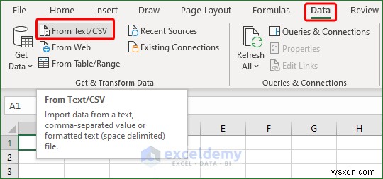 เปิดไฟล์ VCF (vCard) ใน Excel:2 วิธีง่ายๆ 