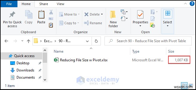 ย่อไฟล์ Excel อย่างรวดเร็วด้วย Pivot Tables 