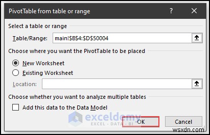 ย่อไฟล์ Excel อย่างรวดเร็วด้วย Pivot Tables 
