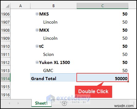 ย่อไฟล์ Excel อย่างรวดเร็วด้วย Pivot Tables 