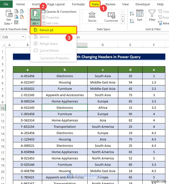 การจัดการส่วนหัวคอลัมน์แบบไดนามิกใน Power Query:คู่มือปฏิบัติ 
