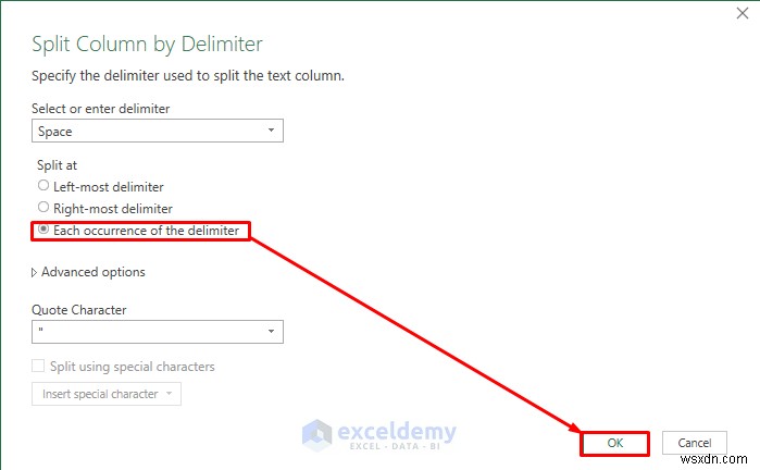 แยกคอลัมน์ Excel ด้วย Power Query:5 วิธีที่ได้รับการพิสูจน์แล้วและง่ายดาย