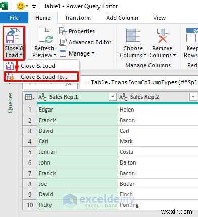 แยกคอลัมน์ Excel ด้วย Power Query:5 วิธีที่ได้รับการพิสูจน์แล้วและง่ายดาย