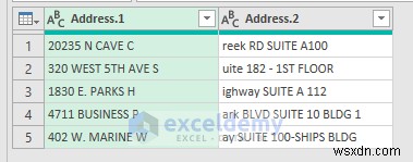 แยกคอลัมน์ Excel ด้วย Power Query:5 วิธีที่ได้รับการพิสูจน์แล้วและง่ายดาย