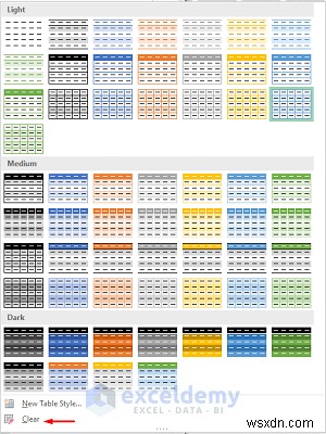 ลบตาราง Excel อย่างรวดเร็ว:6 วิธีง่ายๆ
