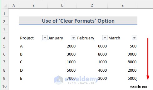 ลบตาราง Excel อย่างรวดเร็ว:6 วิธีง่ายๆ