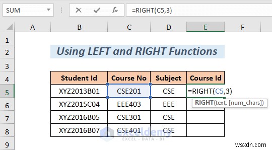 การแยกสตริง Master Excel:8 วิธีการพิสูจน์แล้ว 