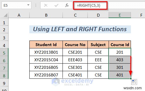 การแยกสตริง Master Excel:8 วิธีการพิสูจน์แล้ว 