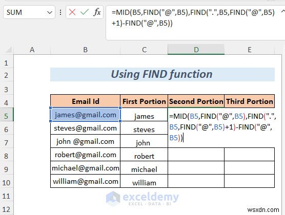 การแยกสตริง Master Excel:8 วิธีการพิสูจน์แล้ว 