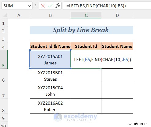การแยกสตริง Master Excel:8 วิธีการพิสูจน์แล้ว 