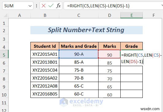การแยกสตริง Master Excel:8 วิธีการพิสูจน์แล้ว 