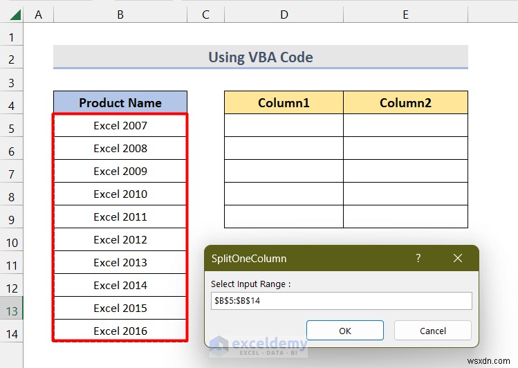 Master Excel:แบ่งคอลัมน์เดียวออกเป็นหลายคอลัมน์ได้อย่างง่ายดาย 