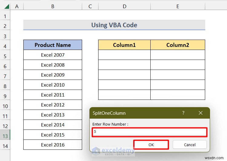 Master Excel:แบ่งคอลัมน์เดียวออกเป็นหลายคอลัมน์ได้อย่างง่ายดาย 