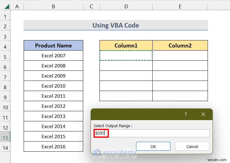 Master Excel:แบ่งคอลัมน์เดียวออกเป็นหลายคอลัมน์ได้อย่างง่ายดาย 