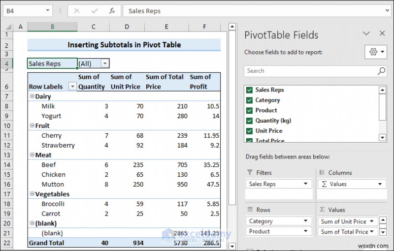 ผลรวมย่อยของ Master Excel:7 เทคนิคที่ได้รับการพิสูจน์แล้วสำหรับการสรุปข้อมูลที่แม่นยำ