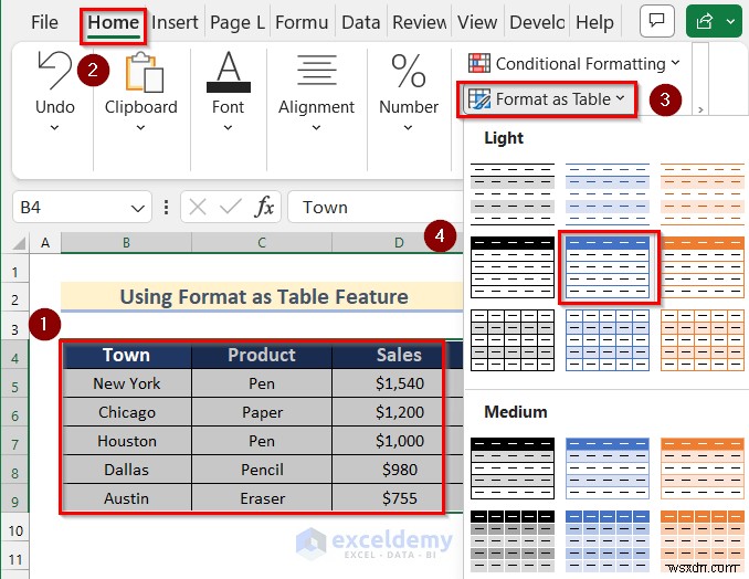 เชี่ยวชาญตาราง Excel ในไม่กี่นาที:2 วิธีง่ายๆ