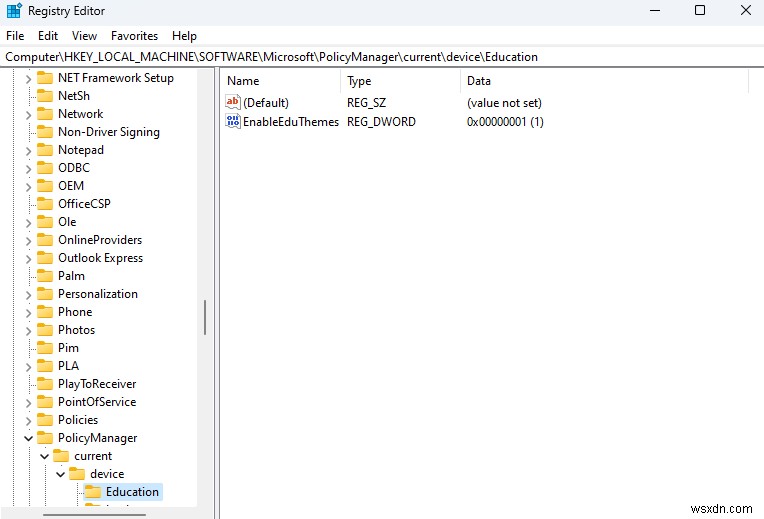 ปลดล็อกธีมการศึกษาของ Windows 11 ที่ซ่อนอยู่:เคล็ดลับการลงทะเบียนง่ายๆ