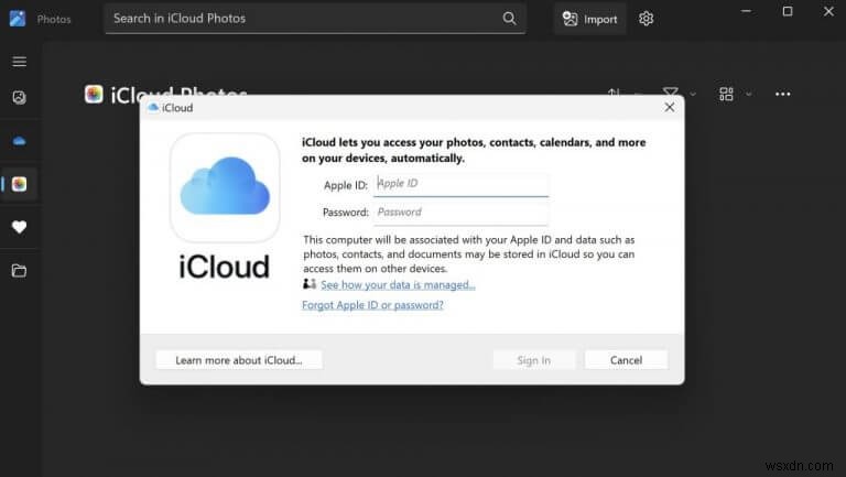 เพิ่มรูปภาพ iCloud ลงใน Windows 11:คำแนะนำทีละขั้นตอน
