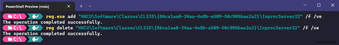 คืนค่าเมนูคลิกขวาของ Windows 10 บน Windows 11 โดยใช้คำสั่ง Terminal เดียว 