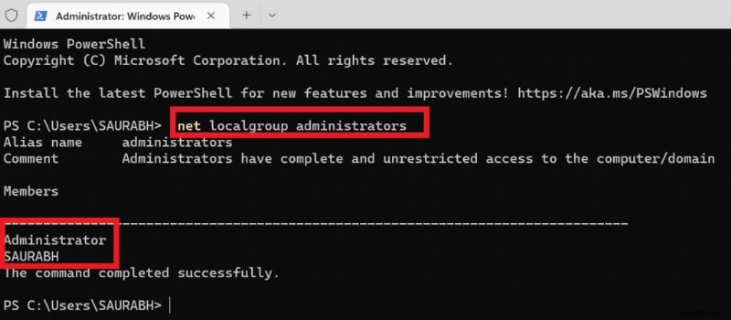 ตรวจสอบสิทธิ์ผู้ดูแลระบบของคุณอย่างรวดเร็วบน Windows 11