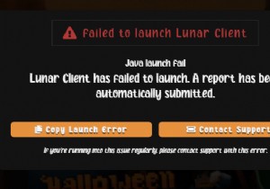 แก้ไขข้อผิดพลาด  ไม่สามารถเปิดใช้งาน Lunar Client  บน Windows - การแก้ไขทีละขั้นตอน 
