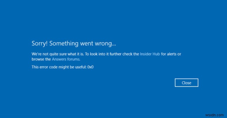 แก้ไขข้อผิดพลาด Windows 11 0x0:ขั้นตอนการแก้ไขปัญหาอย่างง่าย