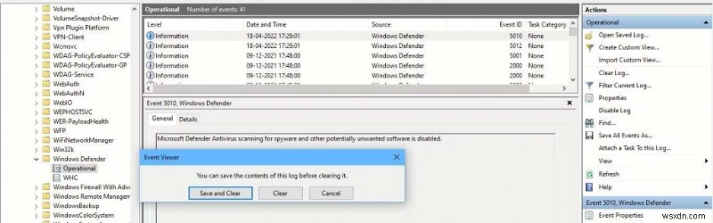 คำแนะนำทีละขั้นตอนในการล้างประวัติการป้องกันของ Microsoft Defender บน Windows11 