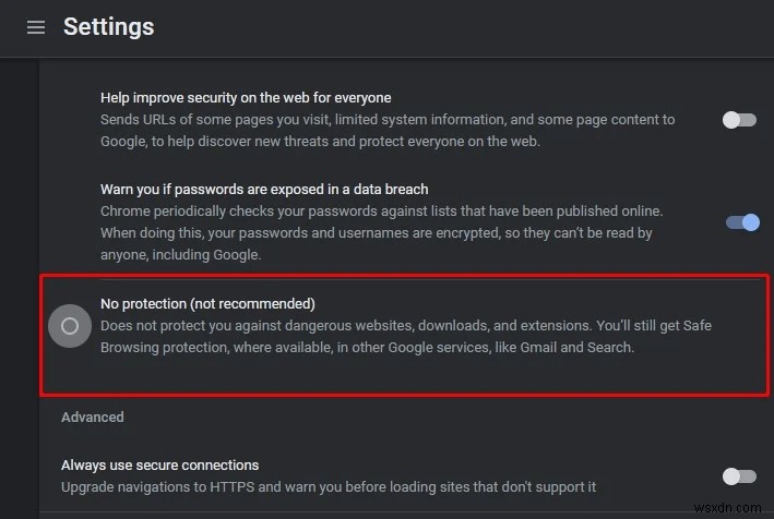 แก้ไขข้อผิดพลาด  Local Resource Not Allowed  ของ Chrome ใน Windows 11 