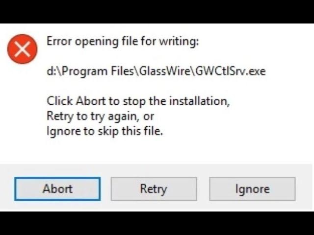 แก้ไข  ข้อผิดพลาดในการเปิดไฟล์สำหรับการเขียน  บน Windows - คำแนะนำทีละขั้นตอนอย่างรวดเร็ว 