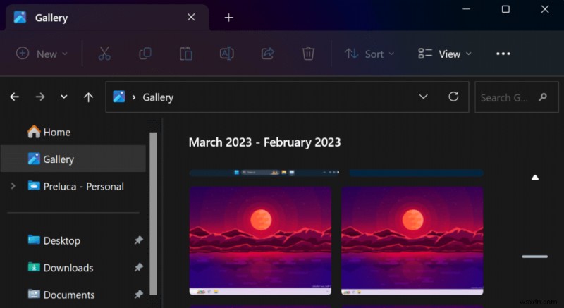 วิธีเปิดใช้งาน File Explorer Gallery ใน Windows 11:คำแนะนำทีละขั้นตอน