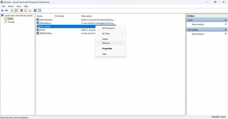 คำแนะนำที่ง่ายและรวดเร็วในการเปลี่ยนชื่อผู้ใช้ของคุณใน Windows 11