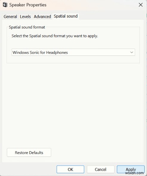 วิธีเปิดใช้งาน Spatial Sound ใน Windows 11 เพื่อประสบการณ์เสียงที่ดื่มด่ำ