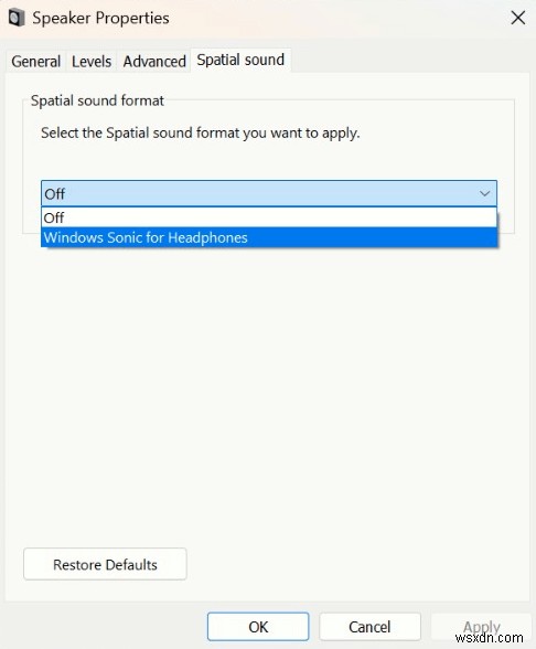 วิธีเปิดใช้งาน Spatial Sound ใน Windows 11 เพื่อประสบการณ์เสียงที่ดื่มด่ำ