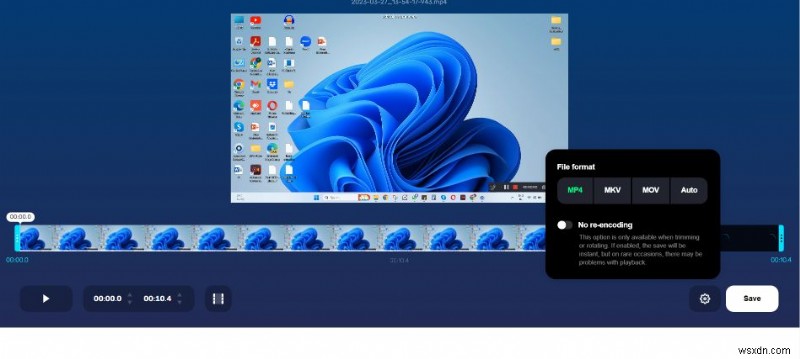 ตัดแต่งการบันทึกหน้าจอของคุณใน Windows 11/10:คำแนะนำทีละขั้นตอน 