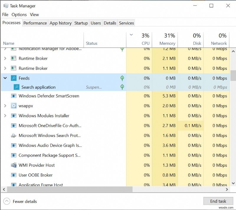 แก้ไขการใช้หน่วยความจำสูงโดยวิดเจ็ตข่าวสารและความสนใจบน Windows 11