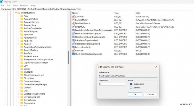แก้ไขการใช้หน่วยความจำสูงโดยวิดเจ็ตข่าวสารและความสนใจบน Windows 11