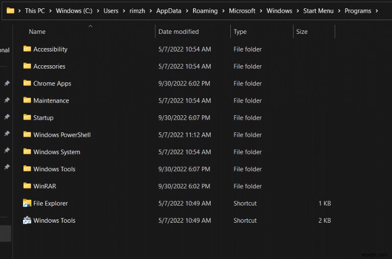 วิธีแก้ไขข้อผิดพลาด  ไม่มีรายการเริ่มต้นที่จะแสดง  ในตัวจัดการงาน Windows 11 