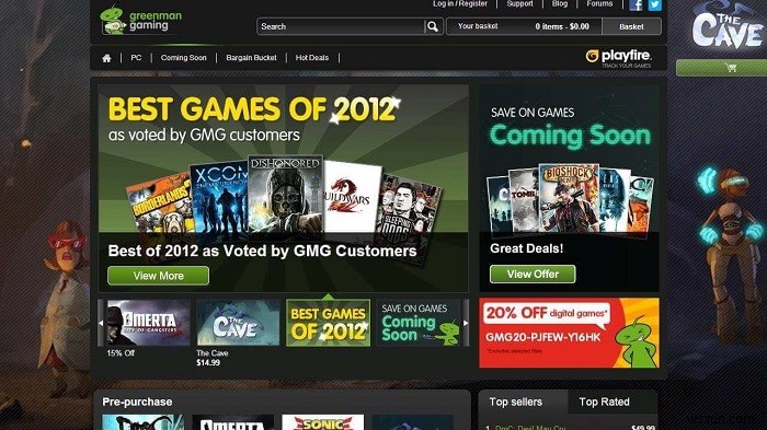 ทางเลือก Steam 10 อันดับแรกในปี 2024:แพลตฟอร์มเกมพีซีที่ดีที่สุด