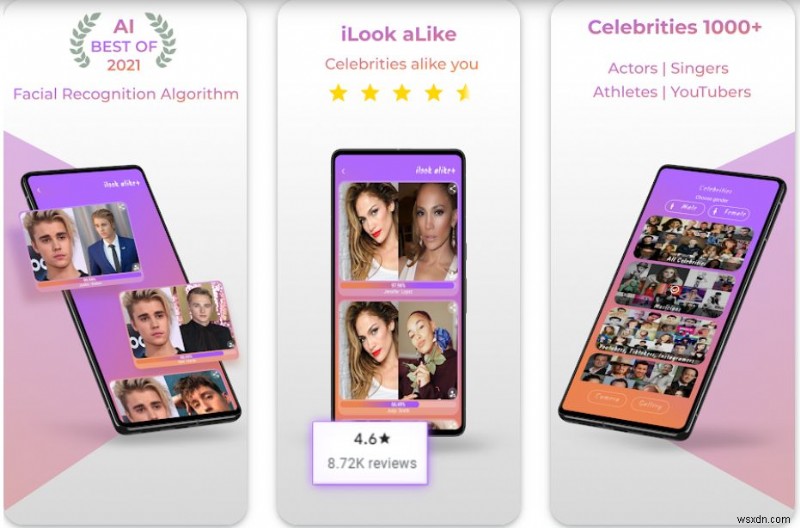 ค้นพบแอปที่มีลักษณะคล้ายคนดังที่ดีที่สุดสำหรับ Android และ iOS ในปี 2023 
