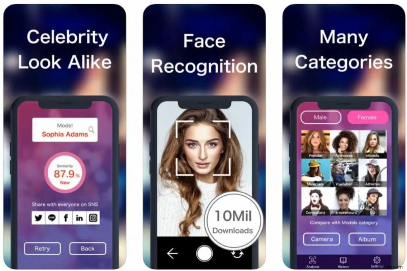 ค้นพบแอปที่มีลักษณะคล้ายคนดังที่ดีที่สุดสำหรับ Android และ iOS ในปี 2023 