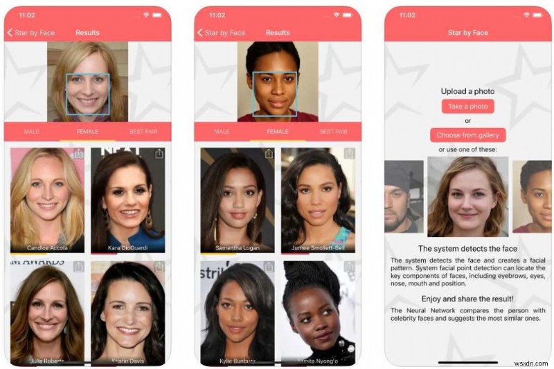ค้นพบแอปที่มีลักษณะคล้ายคนดังที่ดีที่สุดสำหรับ Android และ iOS ในปี 2023 